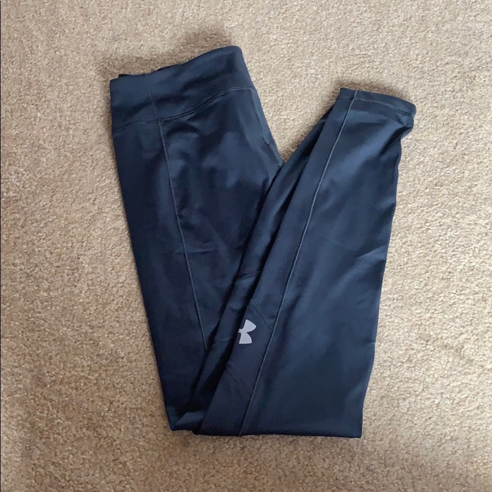 NEW Under Armour Heat Gear Leggings Charcoal